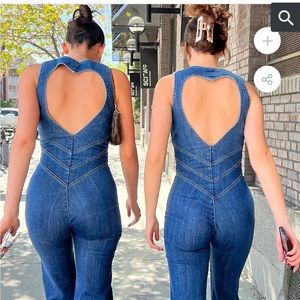 REVICE Hollywood Heartthrob denim jumpsuit. Brand new with tags, size XL